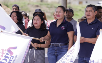 Inicia Lupita Cuautle ampliación de infraestructura hidráulica en San Antonio Cacalotepec